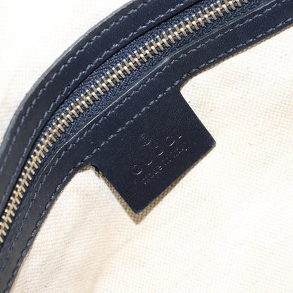 Gucci Vintage Web Boston Bag GG Canvas, NAVY, CANVAS, Travel bag