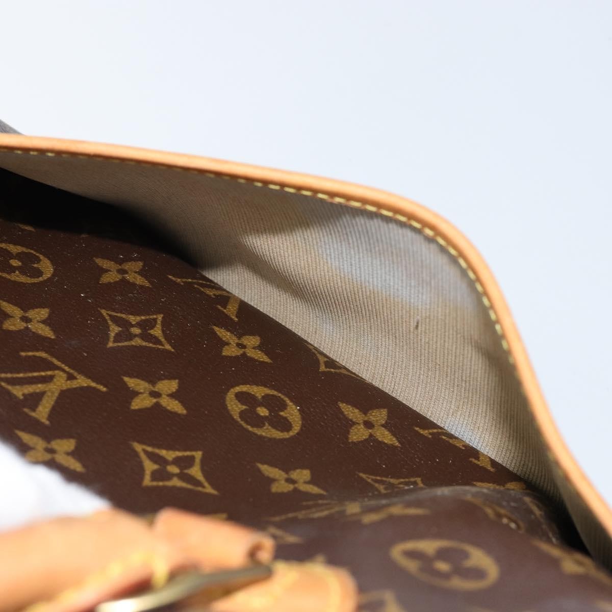 Louis Vuitton Trouville Handbag Monogram Canvas, BROWN, CANVAS, Handbag