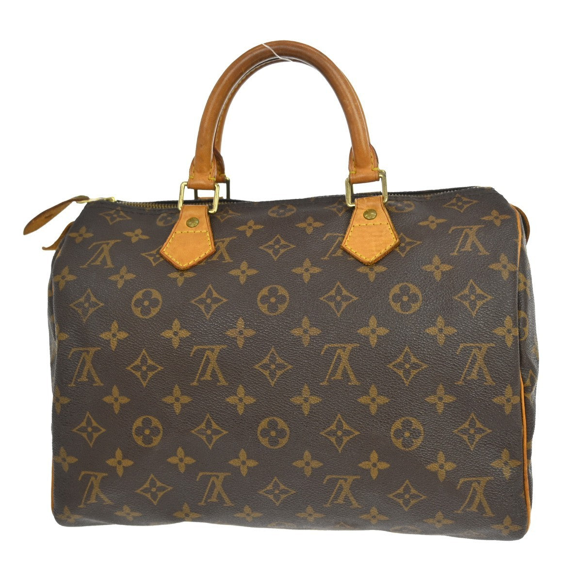 Louis Vuitton Speedy Handbag Monogram Canvas, Brown, Canvas, Handbag