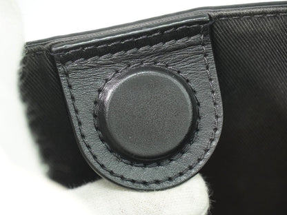 Louis Vuitton Sac Plat Fold Bag Epi Leather, BLACK, LEATHER, Handbag