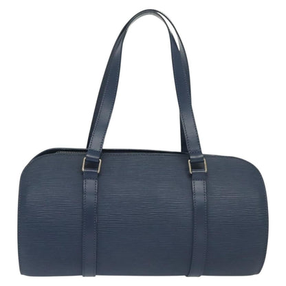Louis Vuitton Soufflot Handbag Epi Leather, BLUE, LEATHER, Shoulder bag