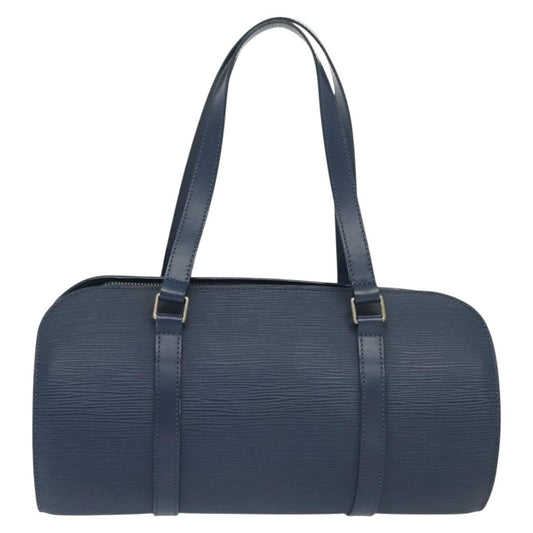 Louis Vuitton Soufflot Handbag Epi Leather, BLUE, LEATHER, Shoulder bag
