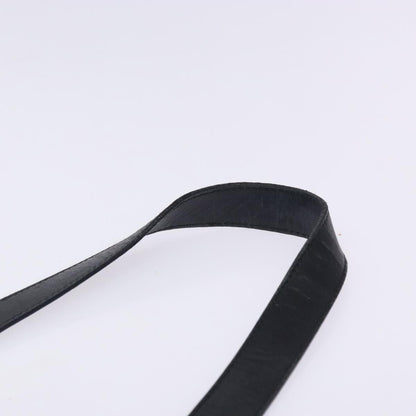 Salvatore Ferragamo Gancini Shoulder Bag Leather, BLACK, LEATHER, Shoulder bag