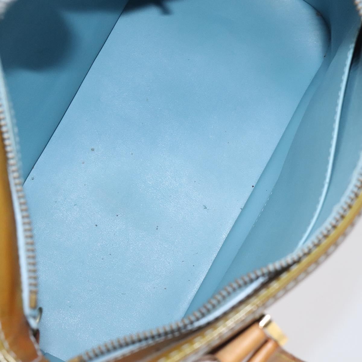 Louis Vuitton Houston Handbag Monogram Vernis, BLUE, PATENT_LEATHER, Handbag