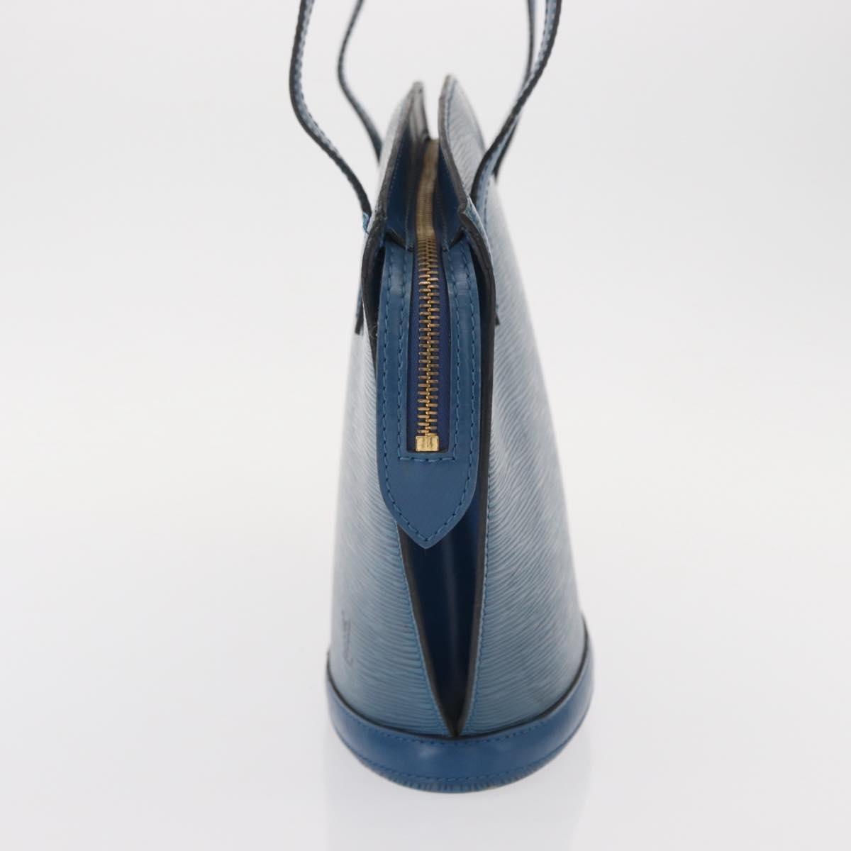 Louis Vuitton Saint Jacques Handbag Epi Leather, BLUE, LEATHER, Shoulder bag