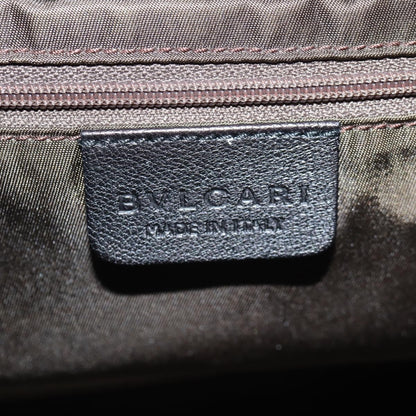 Bvlgari Chandra Top Handle Bag Leather, BLACK, LEATHER, Shoulder bag