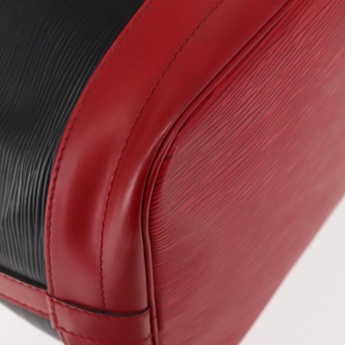 Louis Vuitton Bicolor Noe Handbag Epi Leather, BLACK, LEATHER, Handbag