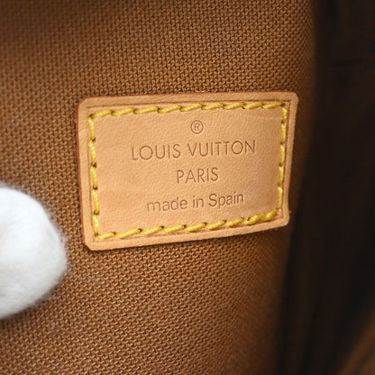 Louis Vuitton Pochette Gange Monogram Canvas, BROWN, CANVAS, Clutche & pouche