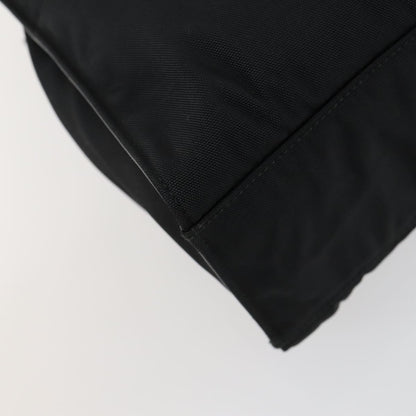 Gucci Bamboo Handle Tote nylon, BLACK, NYLON, Handbag