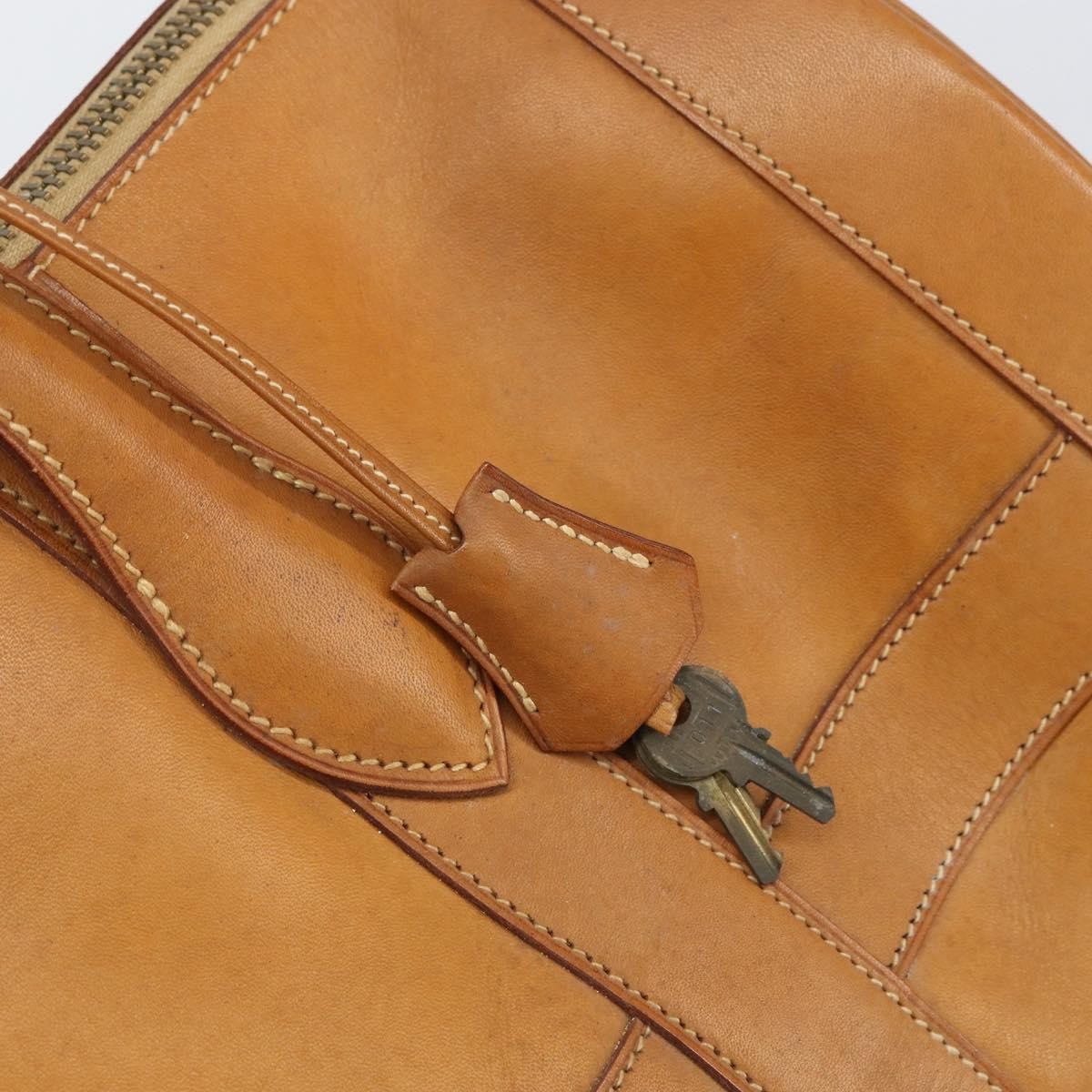 Hermes Vintage Convertible Boston Bag Leather, BROWN, LEATHER, Travel bag
