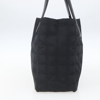 Chanel Travel Line Tote Nylon, BLACK, NYLON, Tote bag