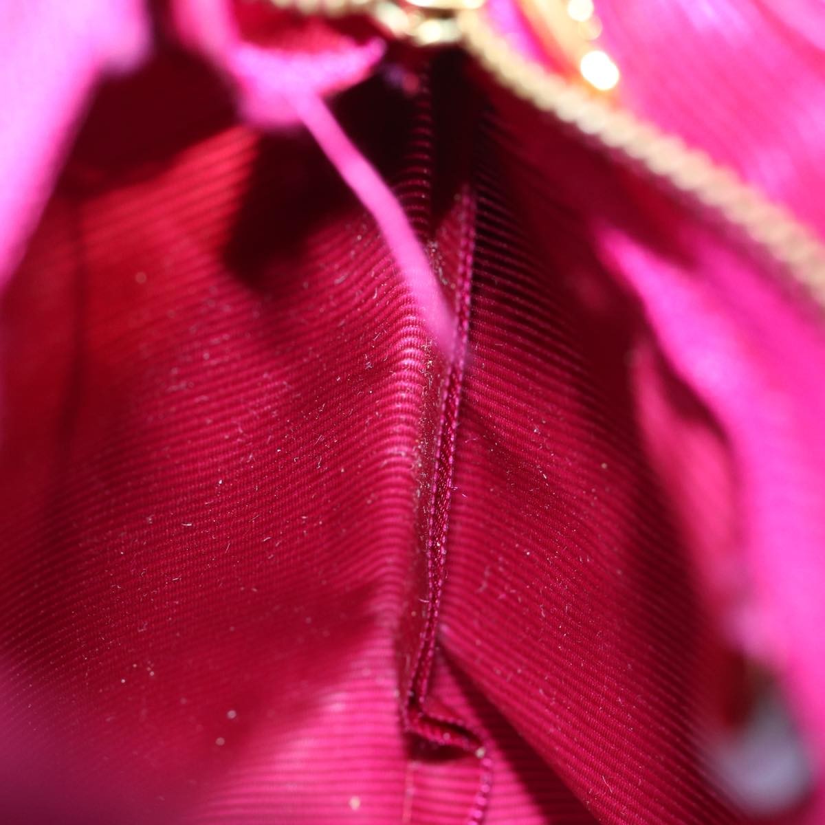 Celine Circle Logo Pouch Nylon, PINK, NYLON, Clutche & pouche