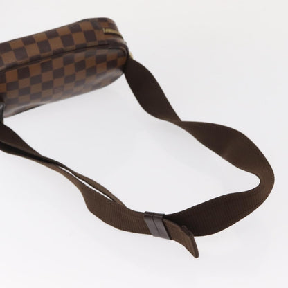Louis Vuitton Pochette Gange Damier, Brown, Canvas, Clutch