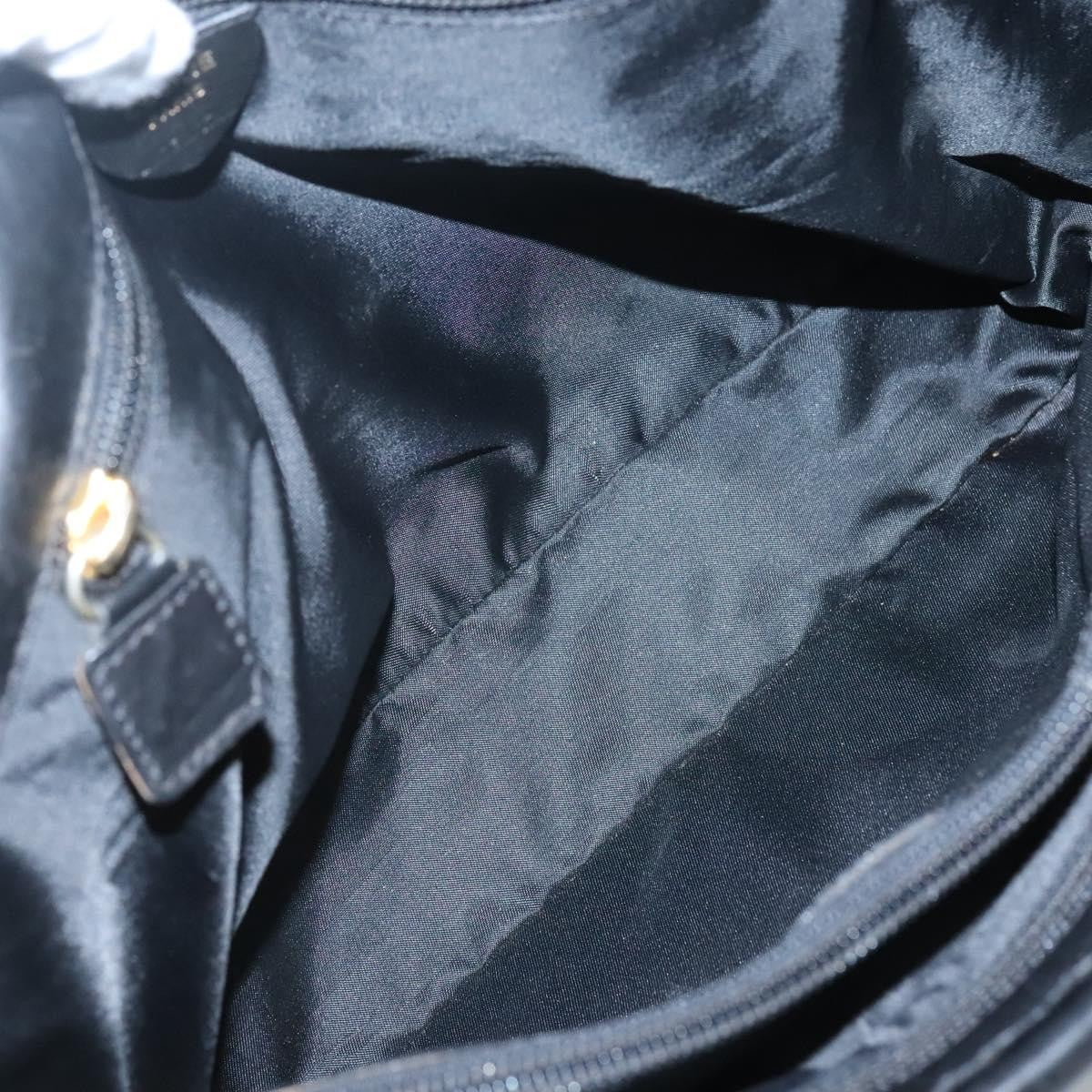 Celine Shoulder Bag Nylon, BLACK, NYLON, Shoulder bag