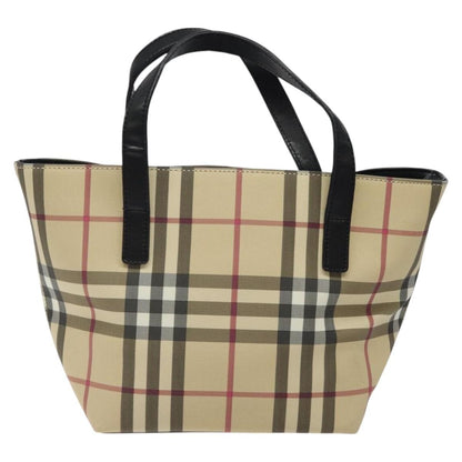 Burberry Nova Check Tote canvas check pattern, BEIGE, CANVAS, Tote bag