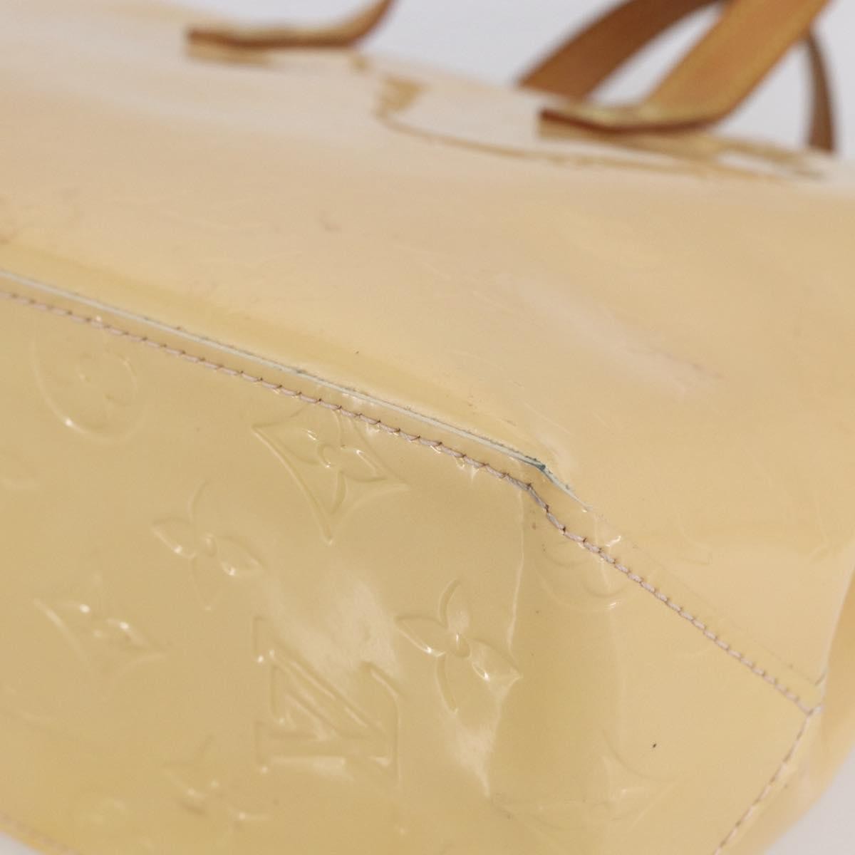 Louis Vuitton Reade Handbag Monogram Vernis, BEIGE, PATENT_LEATHER, Handbag