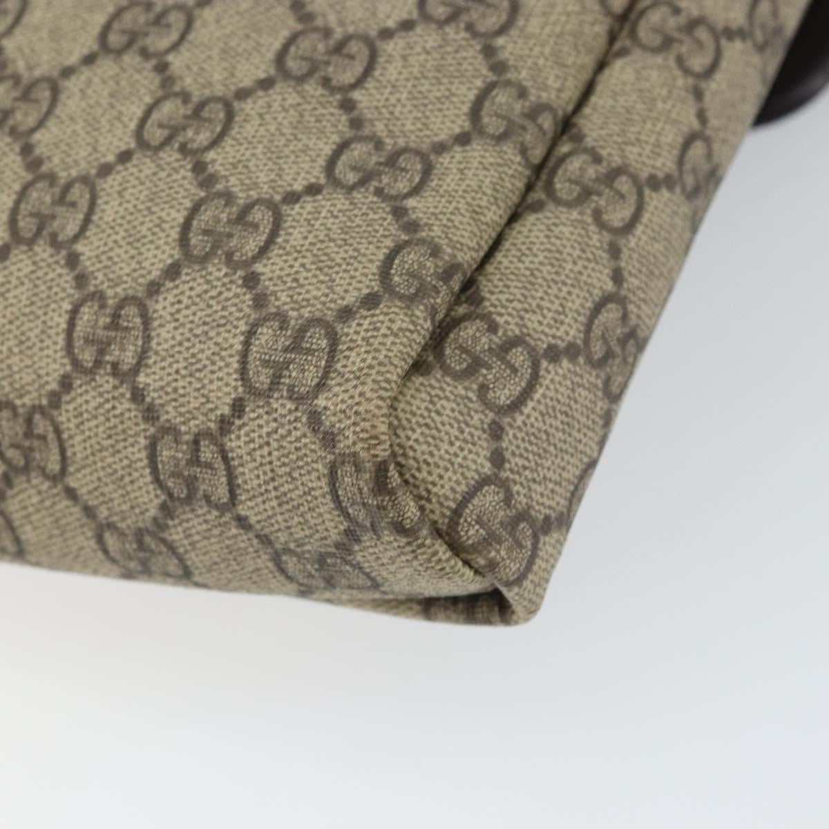 Gucci Flap Messenger GG Coated Canvas, BEIGE, CANVAS, Shoulder bag