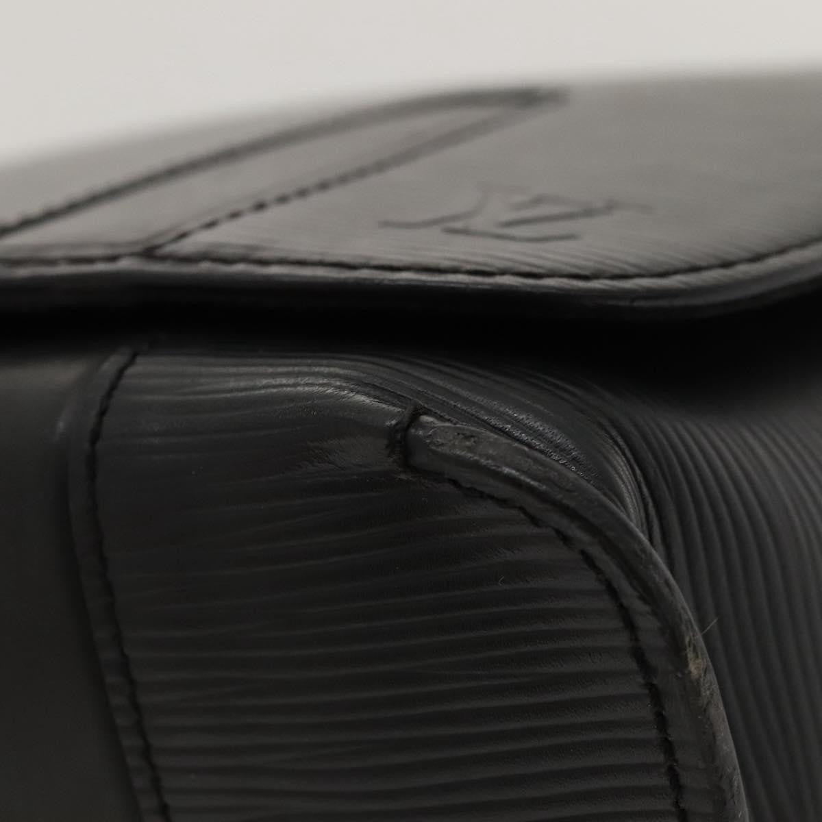 Louis Vuitton Harrington Messenger Bag Epi Leather, BLACK, LEATHER, Crossbody bag