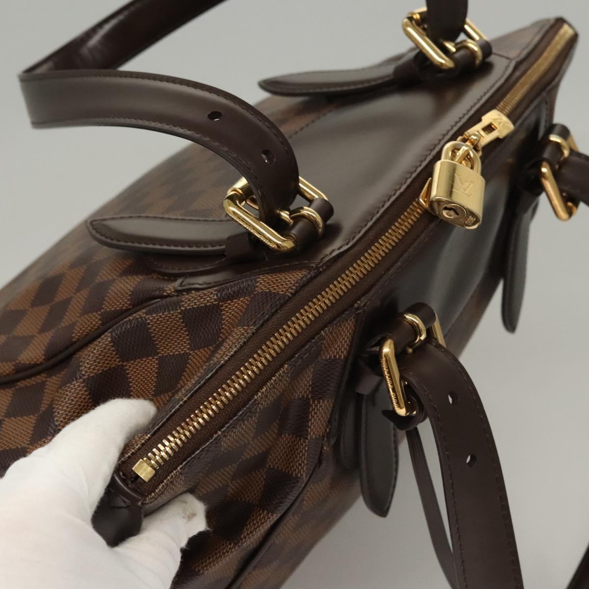 Louis Vuitton Verona Handbag Damier, BROWN, CANVAS, Shoulder bag