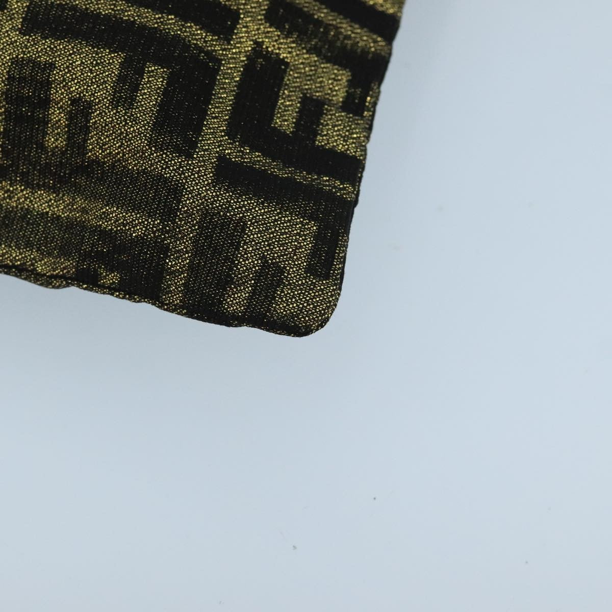 Fendi Vintage Zip Pouch Zucca Canvas, KHAKI, CANVAS, Clutche & pouche