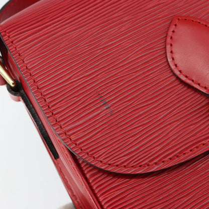 Louis Vuitton Saint Cloud Handbag Epi Leather, RED, LEATHER, Shoulder bag