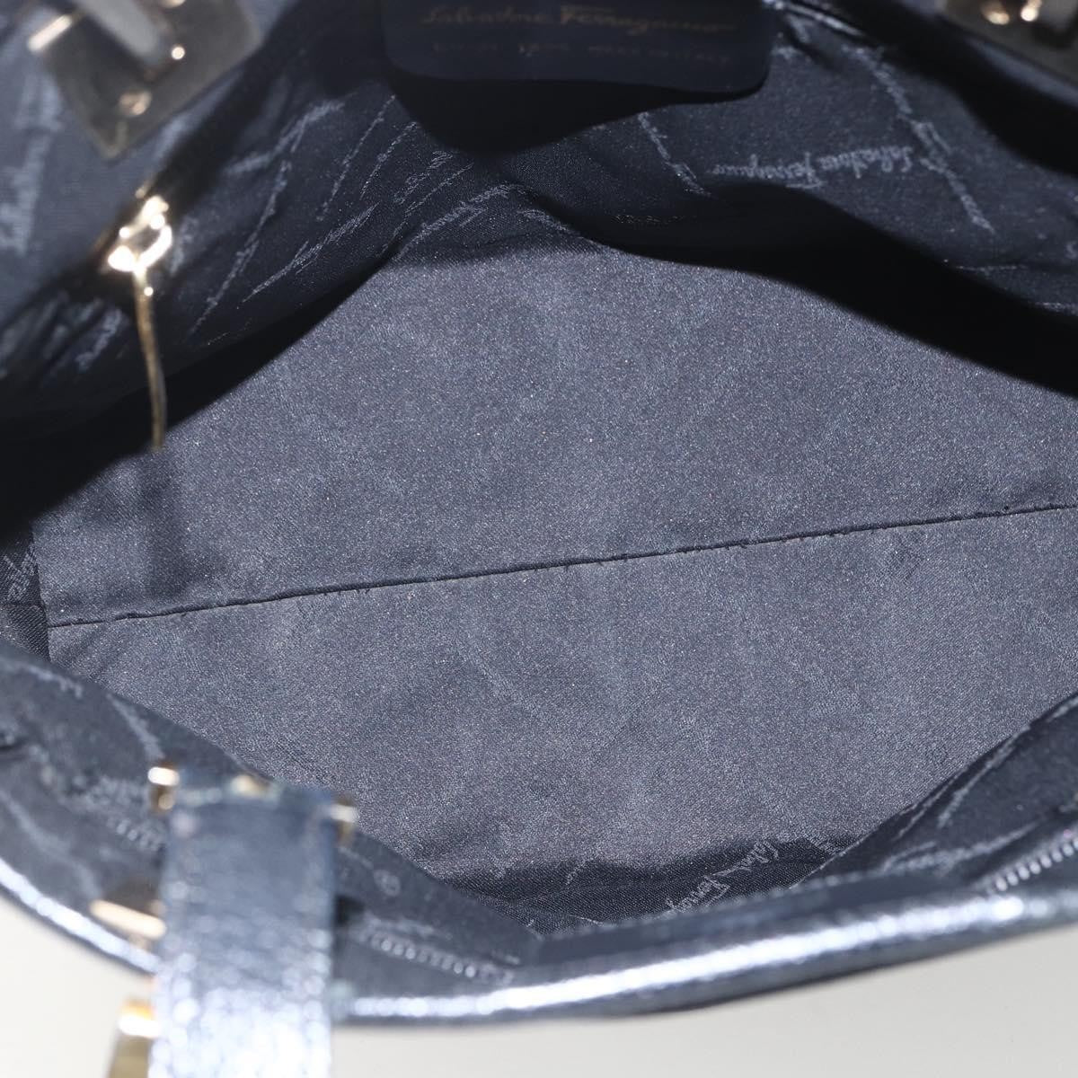 Salvatore Ferragamo Vintage Tote bag Nylon, BLACK, NYLON, Tote bag