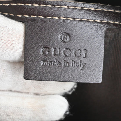 Gucci Front Zip Messenger GG Coated Canvas, BROWN, CANVAS, Shoulder bag