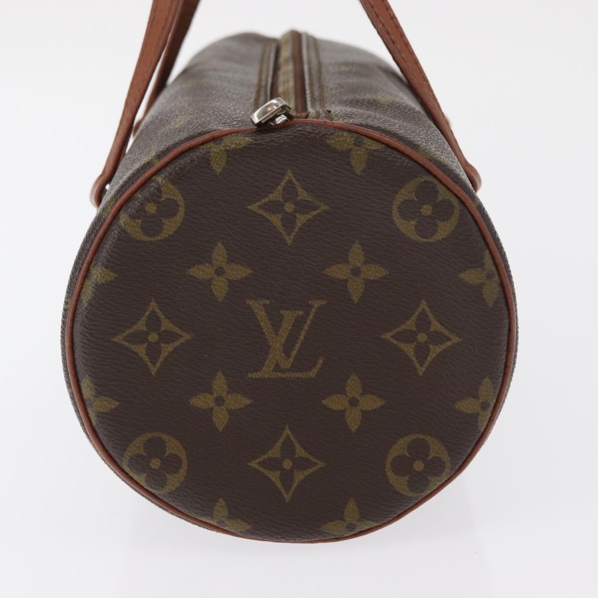 Louis Vuitton Papillon Handbag Monogram Canvas, BROWN, CANVAS, Handbag