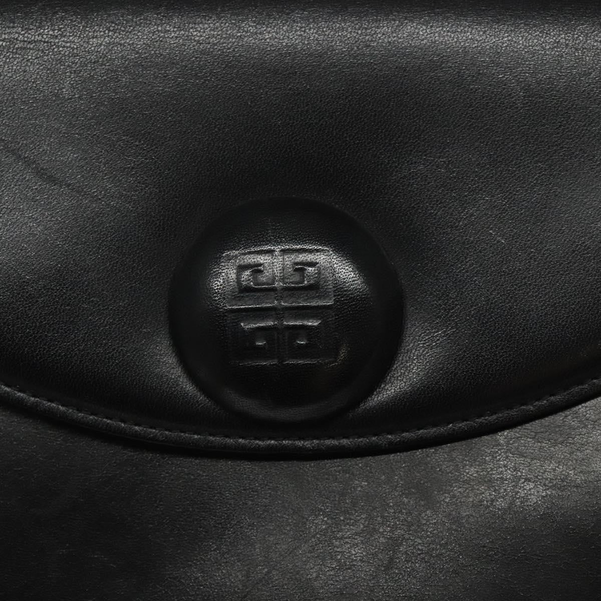 Givenchy Vintage 4G handbag Leather, BLACK, LEATHER, Handbag