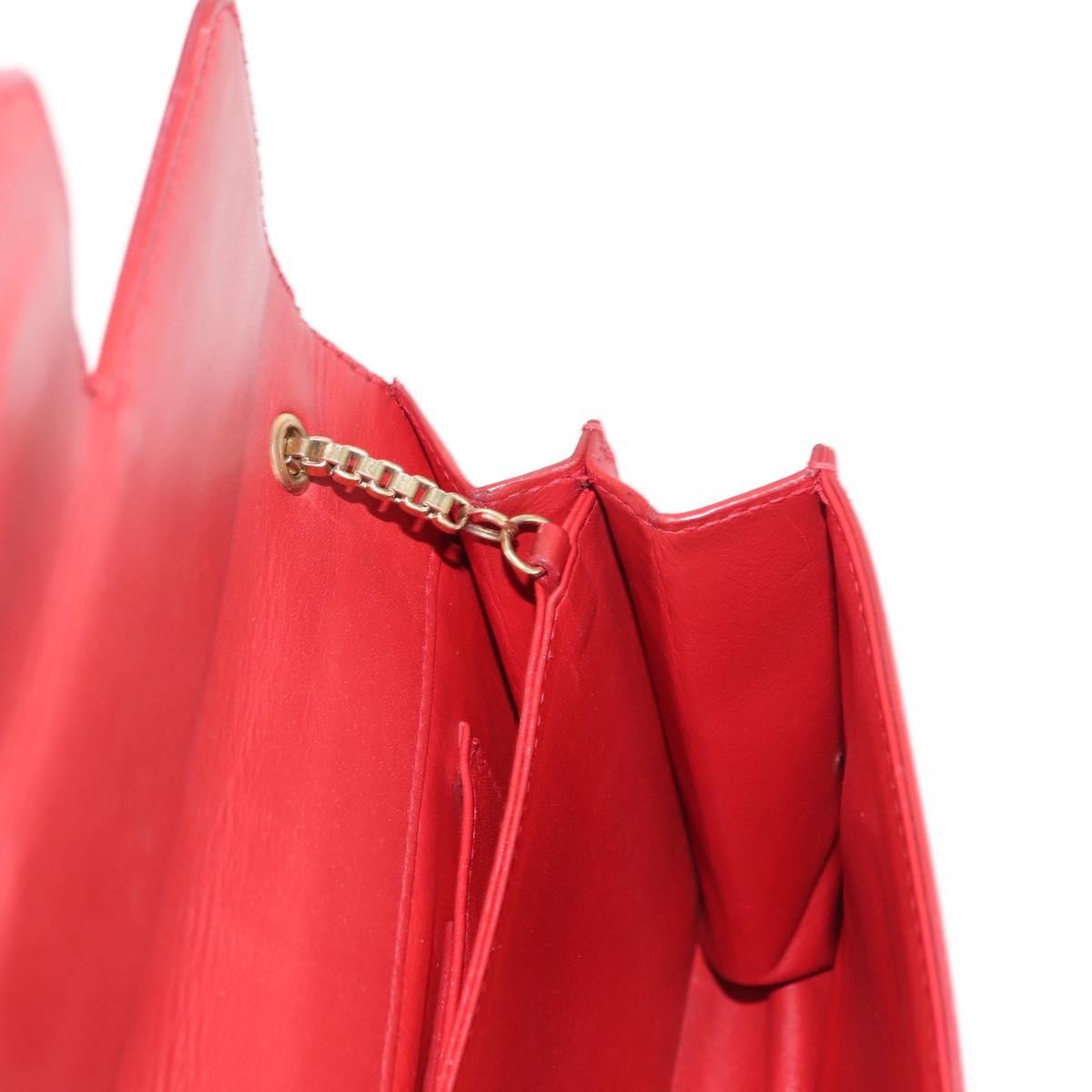 Salvatore Ferragamo Thalia Shoulder Bag Leather, RED, LEATHER, Shoulder bag