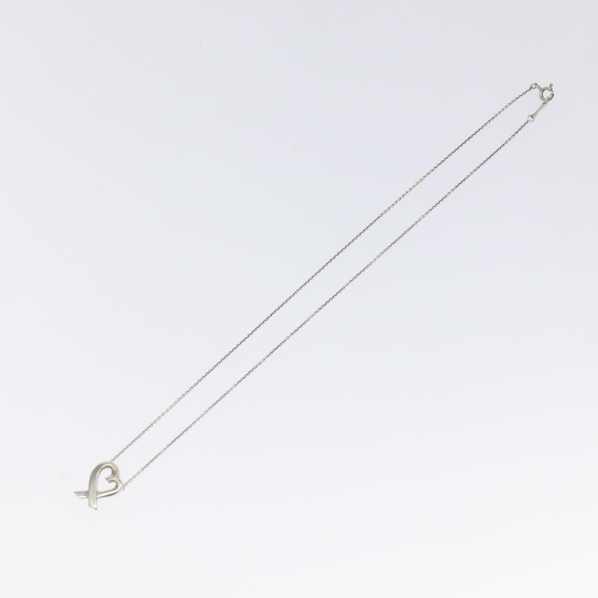 Tiffany & Co. Paloma Picasso Loving Heart Pendant Necklace Silver 925, SILVER, SILVER, Necklace