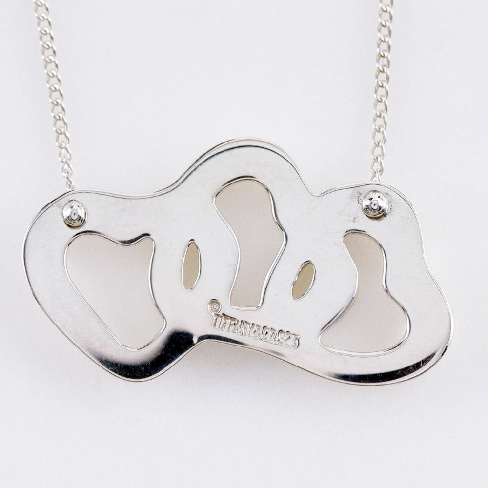 Tiffany & Co. Triple Heart Pendant Necklace Sterling Silver, SILVER, SILVER, Necklace