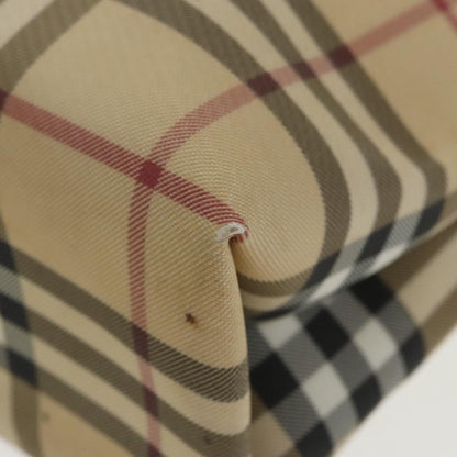 Burberry Top Handle Tote Nova Check Canvas, BEIGE, CANVAS, Tote bag