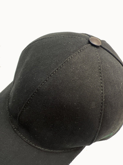 Gucci Web Baseball Cap GG Canvas, BLACK, CANVAS, Head accessory