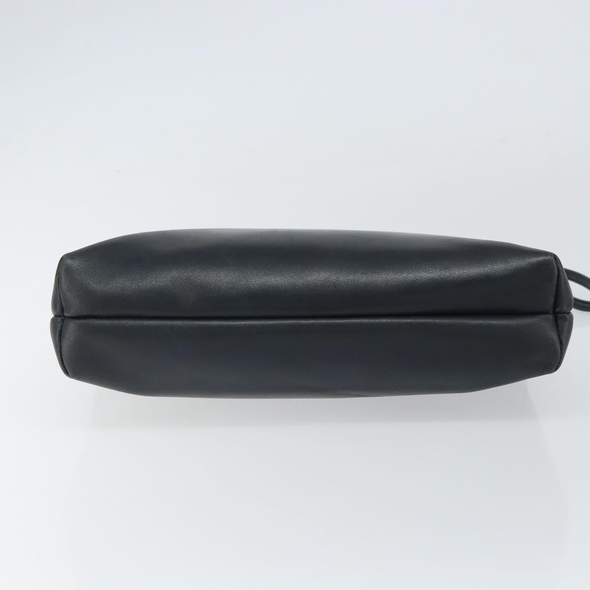 Salvatore Ferragamo Vintage Shoulder Bag Leather, BLACK, LEATHER, Shoulder bag