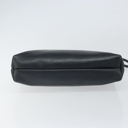 Salvatore Ferragamo Vintage Shoulder Bag Leather, BLACK, LEATHER, Shoulder bag