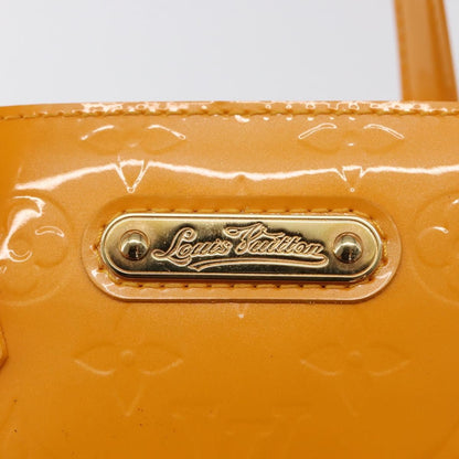 Louis Vuitton Wilshire Handbag Monogram Vernis, YELLOW, PATENT_LEATHER, Handbag