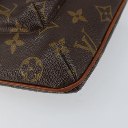Louis Vuitton Partition Wristlet Clutch Monogram Canvas, BROWN, CANVAS, Clutche & pouche