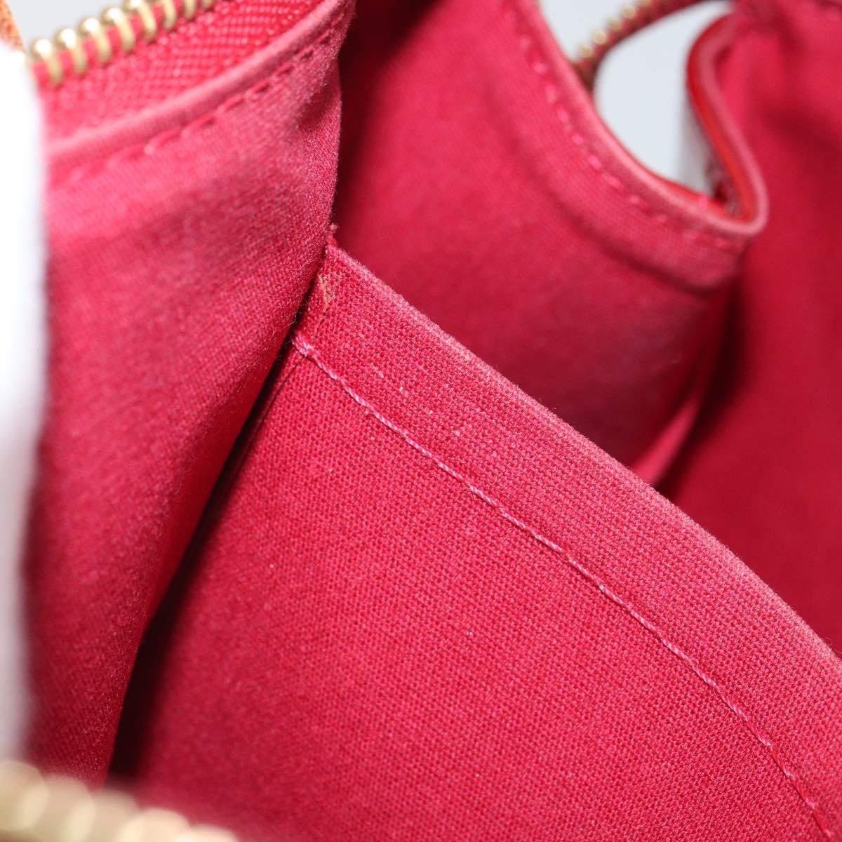 Louis Vuitton Rosewood Avenue Handbag Monogram Vernis, RED, PATENT_LEATHER, Handbag