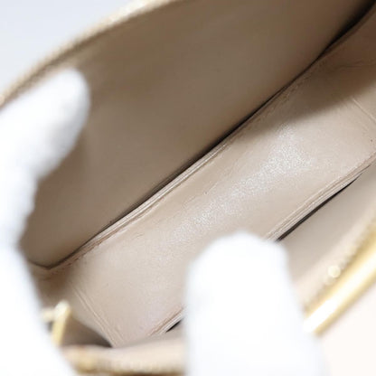 Louis Vuitton Mott Handbag Monogram Vernis, Beige, Patent Leather, Clutch