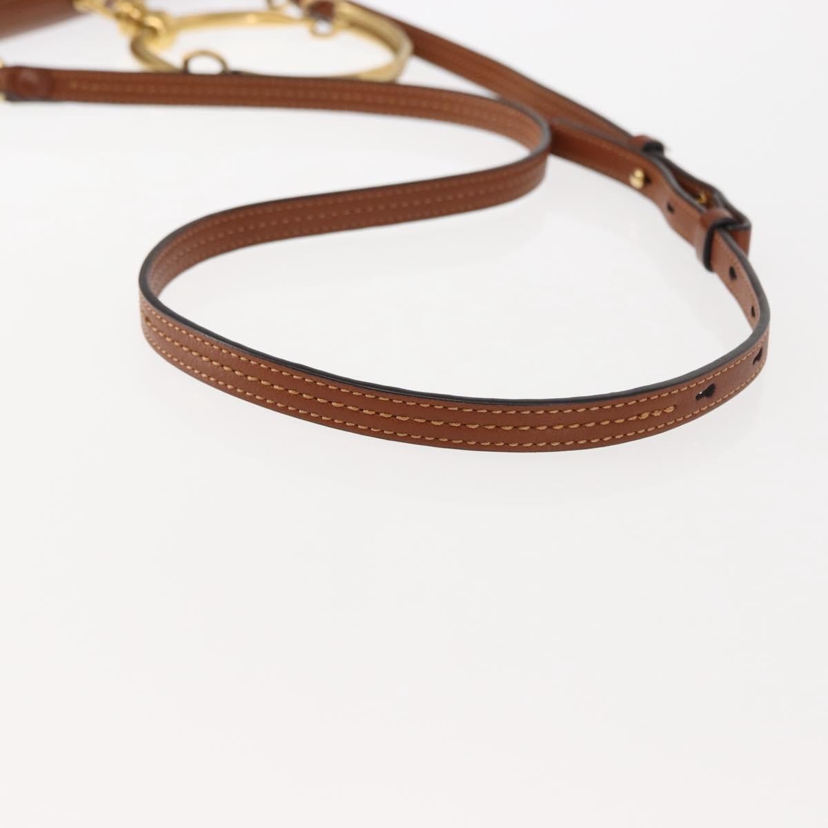 Chloe Nile Crossbody Bag Leather, BROWN, LEATHER, Crossbody bag