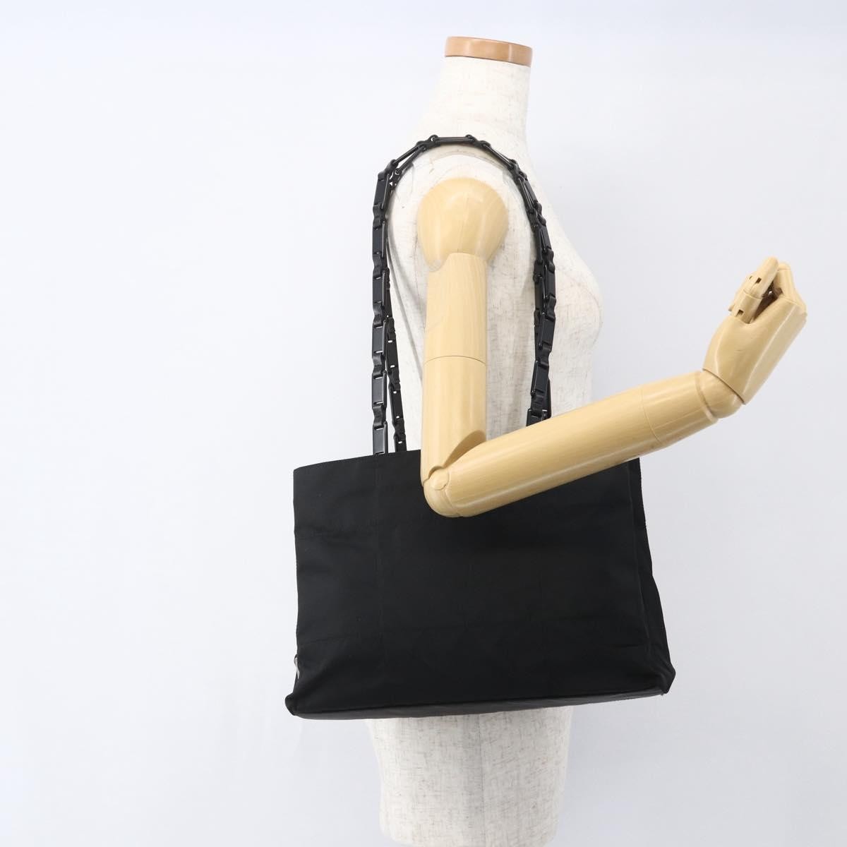 Prada Vintage Shoulder Bag Tessuto, BLACK, NYLON, Shoulder bag