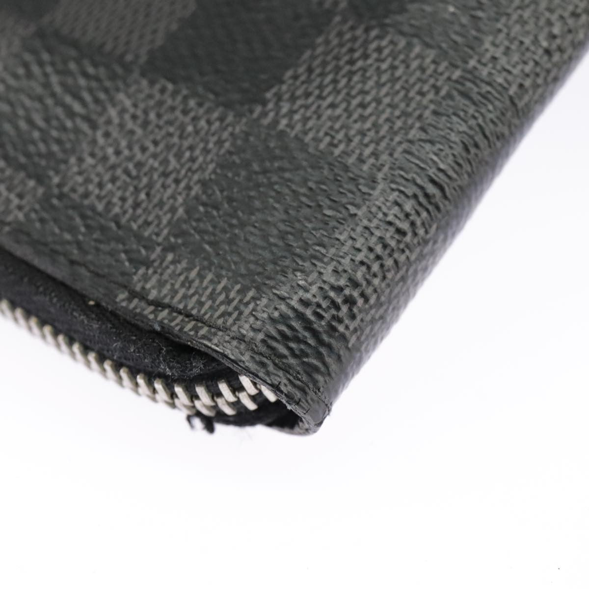 Louis Vuitton Zippy wallet vertical Damier Graphite, BLACK, CANVAS, Wallets