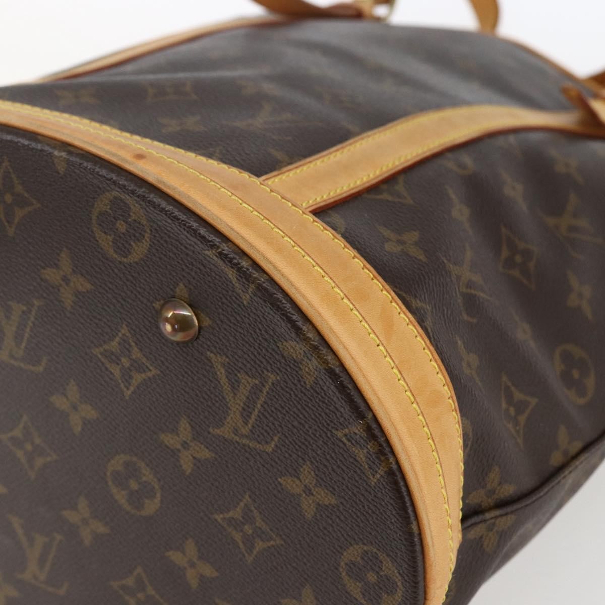 Louis Vuitton Bucket Bag Monogram Canvas, BROWN, CANVAS, Shoulder bag