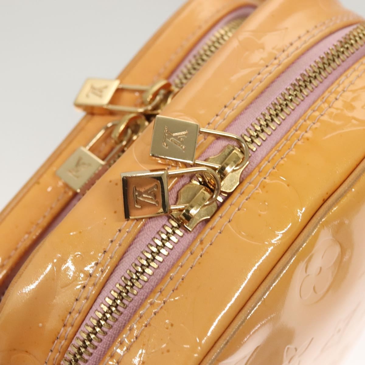 Louis Vuitton Wooster Handbag Monogram Vernis, BEIGE, PATENT_LEATHER, Handbag