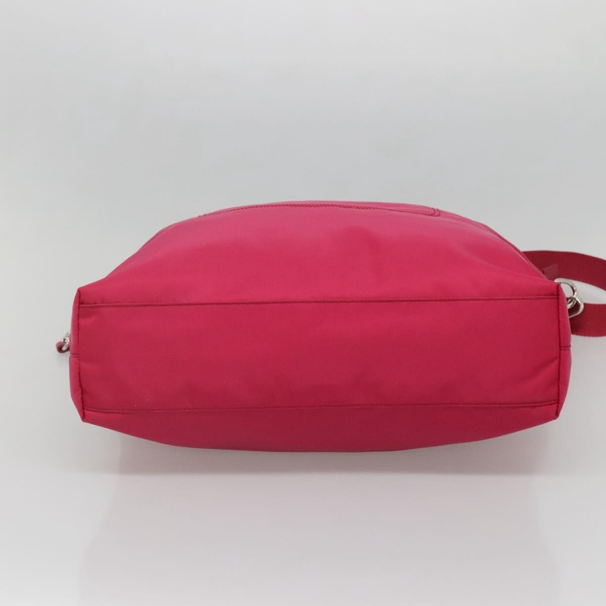 Prada Convertible Front Pocket Tote Tessuto, PINK, NYLON, Tote bag