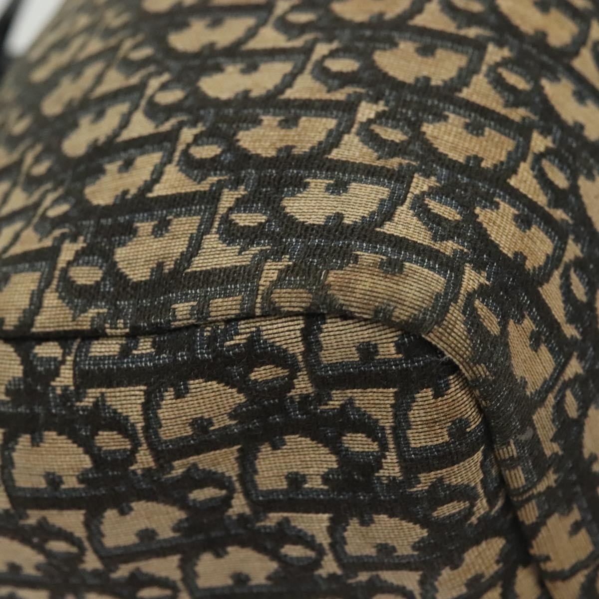 Christian Dior Vintage Trotter Boston Bag Diorissimo Canvas, NAVY, CANVAS, Travel bag