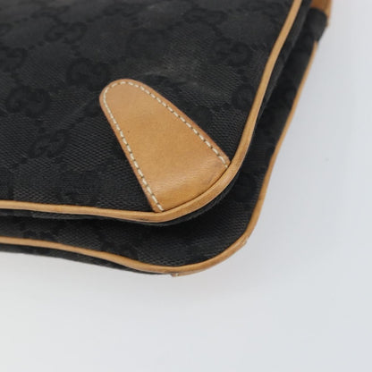 Gucci Horsebit Bracket Tote GG Canvas, BLACK, CANVAS, Tote bag