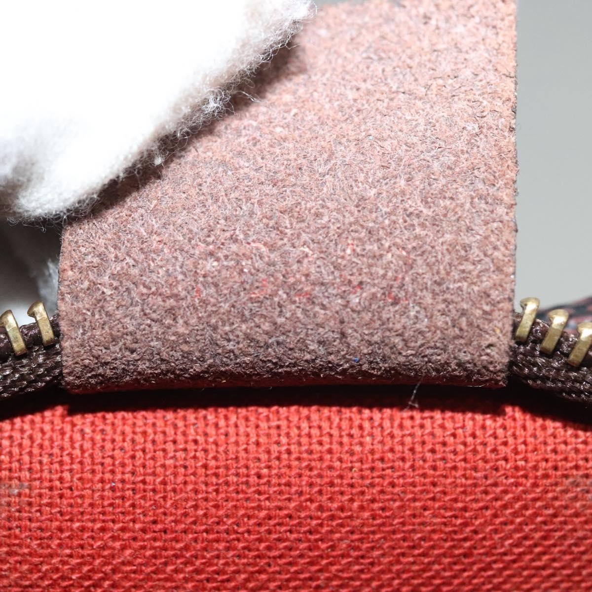 Louis Vuitton Trousse Make Up Bag Damier, BROWN, CANVAS, Clutche & pouche