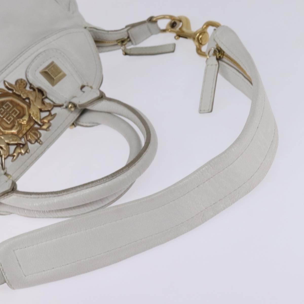 Givenchy Vintage Handbag Leather, GOLD, LEATHER, Handbag
